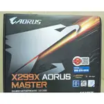 【現貨 全型號】庫存盒裝主板GIGABYTE/技嘉X299X AORUS MASTER支持2066針7960X