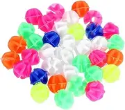 Toddmomy 108pcs Bike Wheel Spoke Beads Round Plastic Wire Beads Decorations for Boys and Girls Bikes Easy Clip-on Colors
