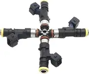 Car 0280158830 210lb 2200cc Fuel Injector Nozzle Compatible for Honda Civic Acura RDX TSX K24 2.4L for Ford Audi Dodge 0280158829
