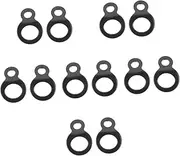 iplusmile 6sets Assurance: Stainless Steel Pull Rings Multi-Functional for Secure Motorcycle Towing 2pcs*6