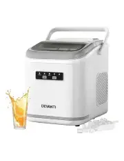 [Devanti] Portable Ice Maker Machine with elf Cleaning 12kg 1.3L in White