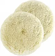 2pcs Polishing Pads Natural Wool Buffing Pad Kit Polishing Disk for Compound Cutting Car Beauty Body Repair Buffing & Polishing Pads 3-inch