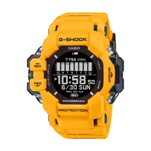 【CASIO G-SHOCK】MASTER of G系列多功能運動腕錶-薑黃款/GPR-H1000-9