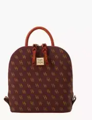 Dooney & Bourke Gretta Small Zip Pod Backpack Bordeaux Color