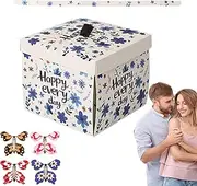 Butterfly Present Box - Creative Exploding Butterfly Birthday Box Valentine Present Box,Delicate Explosive Present Box Butterfly Exploding Present Box for Family Friends Lovers