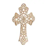 Willow & Silk Religious Handmade 30cm Budded Cross Wall Hanging/Art/Christmas