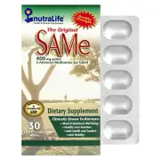 NutraLife, The Original SAMe, 400 mg, 30 Enteric Coated Tablets