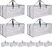 Moving Storage Bags,Moving Storage Bags,10 Pcs College Moving Bags | Moving Organizer Bags, Storage Bags for Quilts, Clothes, Blankets
