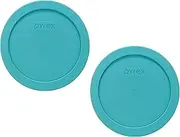 Pyrex 7201-PC Round 4 Cup Storage Lid for Glass Bowls (4, Turquoise)