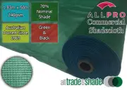 Commercial/Horticultural Shadecloth/Shade Cloth 70% 1.83M x 50M Black