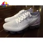 正版 NIKE AIR VAPORMAX FLYKNIT 2.0 白色 銀勾 編織 慢跑鞋 942842-105 休閒鞋