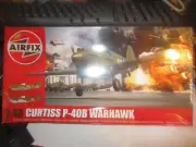 Airfix Curtiss P-40B Warhawk 1:48 Scale Plastic Model Plane A05130 SEALED BOX