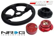 NRG 320mm Pilota Leather BK IN steering wheel 101H Hub Gen2.5 RD Release Lock RD