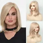 Light Blonde Straight Bob Wig Synthetic Women Bob Wigs Daily