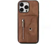 J33 PU Leather Phone Cover Wallet Bag Card Holder Smartphone Protective Case for iPhone 14 6.1 inch