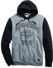 [HARLEY-DAVIDSON] Men's Rev'd Up Pullover Hoodie - 96054-20VM (X-Large)