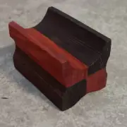 Cigar Rest, Wenge/Padauk Amalgam, Axel's Cigar Rests "No. 86", 2.2" X 1.5"