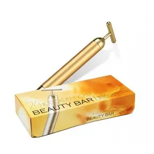 JP 日本原裝 BEAUTY BAR 24K 黃金電動美容棒(正版防偽標籤)➭★★(近全新)★★ ｛恕不接受退貨，謝謝｝