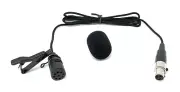 Lavalier Lapel Mic Tie Clip Microphone for VocoPro UDH Wireless Transmitters