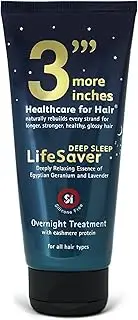3'''More Inches LifeSaver Deep Sleep Overnight Hair Treatment 100ml - Hair Repair for Split Ends, Broken Bonds & Dry Hair - Thicker, Smoother, Softer & Stronger Hair - Hair Care by Michael Van Clarke