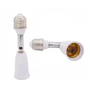 E26/E27 Light Socket Extender 5.5 inch Light Bulb Socket Adapter Flexible Adj...