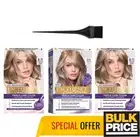 L'Oréal Excellence Cool Creme 8.11 Ultra Ash Light Blonde Anti-Brass Bulk 3-Pack