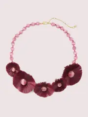 posh poppy statement necklace