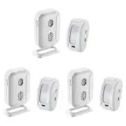 3 Wireless Motion Sensor Detector Gate Entry Door Bell Welcome Chime Alert Alarm