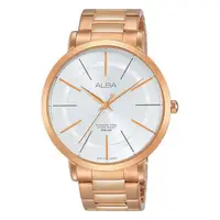 在飛比找ETMall東森購物網優惠-【ALBA】送禮首選 石英男錶 不鏽鋼錶帶 銀白 防水50米