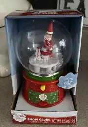 New The Elf on the Shelf Snow Globe Candy Inside Multi Lights Up & Plays Music