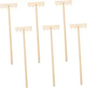 Miniature Rake for Desk Garden 6pc Mini Zen Garden Rake Set for Crafting Patterns