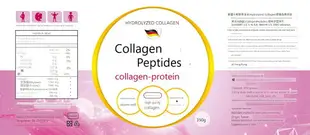 [克納健~健康樂活網嚴選] GELITA復方水解膠原蛋白(Hydrolyzed Collagen)領導品牌德國專業大廠GELITA公司經由酵素水解製成小分子膠原蛋白胜肽6瓶