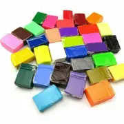128PCS DIY Craft Malleable Fimo Polymer Modelling Soft Clay Block Set