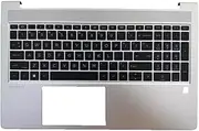 Laptop PalmRest&Keyboard for HP ProBook 450 G10 N43874-001 with backlit Silver New