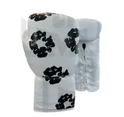 Custom Made Denim Tears Inspired Boxing Gloves 10oz Black/White