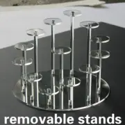Acrylic Removable Stand Model Toy Display Transparent Perspex Stands Shelf Home