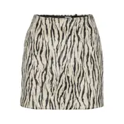 [Rotate] Rotate Zebra Print Skirt 36 FR NEUTRALS/BLACK