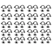 40 x D Shape Clip-Ear Ptt Headset Earpiece For Motorola Gp88s Gp300 Gp68 Gp2000