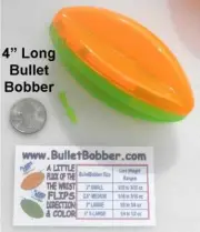 (1) 4" BulletBobber mini Side Planer Board Bobber GO Steer It Fishing