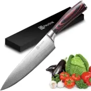 Carbon Stainless Steel Knife with Ergonomic Handle, Ultra Sharp, Home Kitchen
