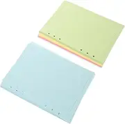 FOYTOKI Refillable Notebook Binder Paper Sheets a Lined Options Hole Punched Loose Leaf for Planner Inserts