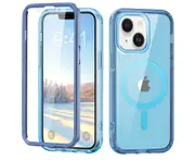 iPhone 13 Case,Shockproof Phone Case ,Scratch-Resistant Back Cover-Blue