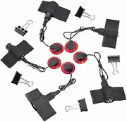Kisangel 5pcs Violin Pickup for Guitar Banjo Professional Piezo Microphone with Adhesive Clip Screw Mount for Sound Amplification