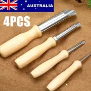 4Pcs/set Modeling Pottery Sculpture DIY Ceramic Tool Clay Hole Puncher Wax Tool