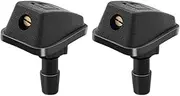 Rynplex 2Pcs Car Front Windshield Water Spray Wiper Accessories, for VW, for Passat, for POLO, for Golf, for Gti, for Jetta, for Skoda, for Octavia, for Fabia, for Seat, for Leon Ibiza windscreen wash
