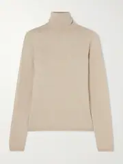 [Max Mara] Max Mara - Cashmere Turtleneck Sweater - Beige - small small Neutrals