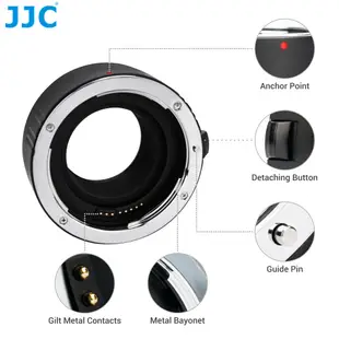 JJC AET-CS2自動近攝環 微距拍攝轉接環 Canon EF EF-S 卡口相機鏡頭適用 850D 77D 5D