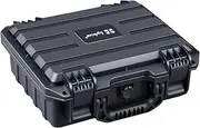 Lykus HC-2810 Waterproof Hard Case with Customisable Foam, Interior Size28.4x22.4x10.1 cm, Suitable for Small Items