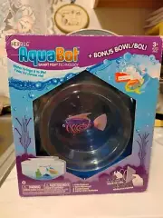 New In Box - Hexbug Aquabot Robotic Swimming Purple Fish Toy W/ Tank