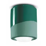 Pi Ceiling Lamp D12.5, Bottle Green